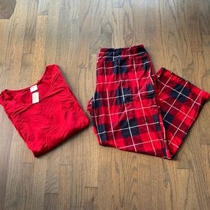 Soma Cool Nights Plaid Pajama Set